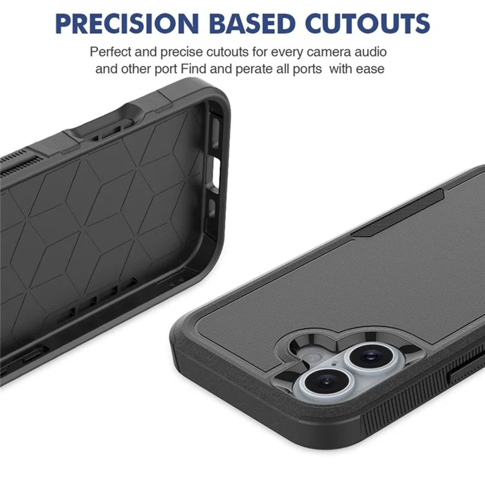 Coque hybride mince pour iPhone 16 Plus Coque hybride mince pour iPhone 16 Plus